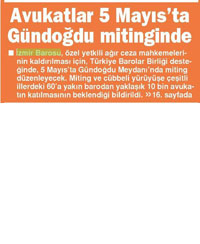 Hürriyet İzmir / 28.04.2012