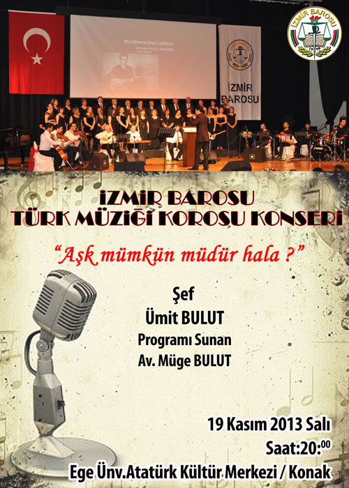 İzmir Barosu Türk Müziği Korosu Konseri