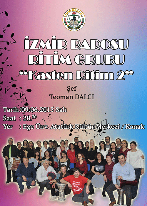 İzmir Barosu Ritim Grubu "Kasten Ritim 2" Gösterisi